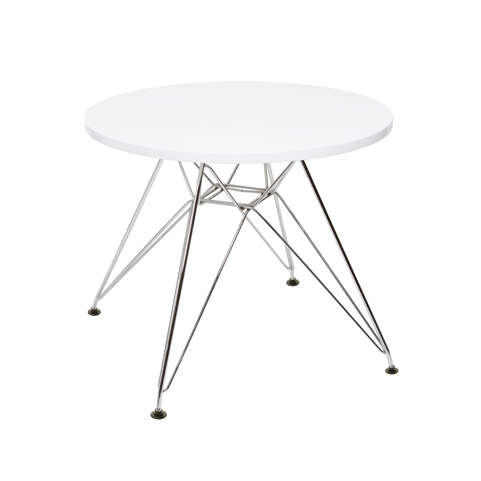 Charles Eames style, La table des enfants CTR ronde juniors blanc
