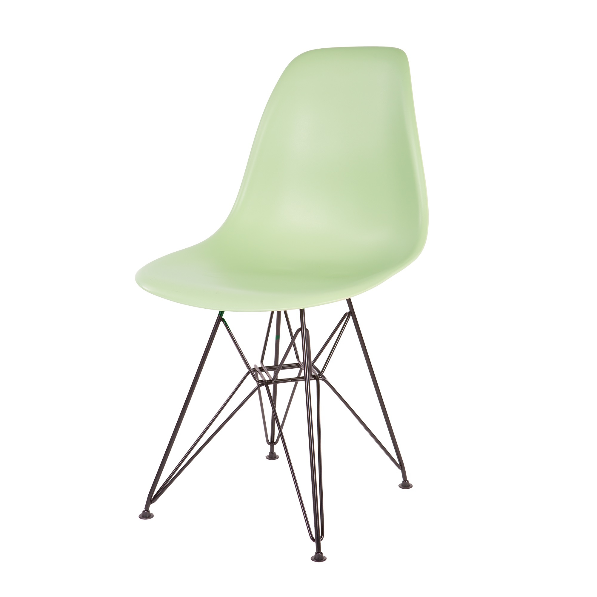 Charles Eames style, Chaise de salle à manger DSR mat PP mint
