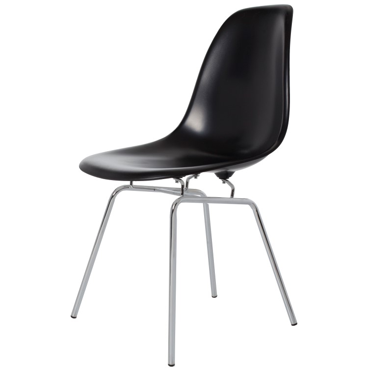 Charles Eames style, Chaise de salle à manger DSX ABS noir