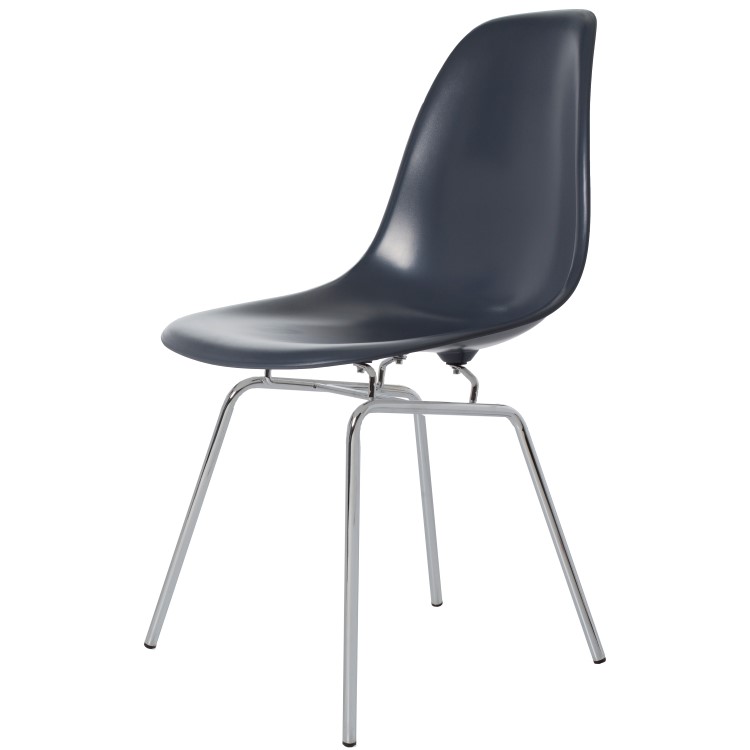 Charles Eames style, Chaise de salle à manger DSX ABS gris foncé