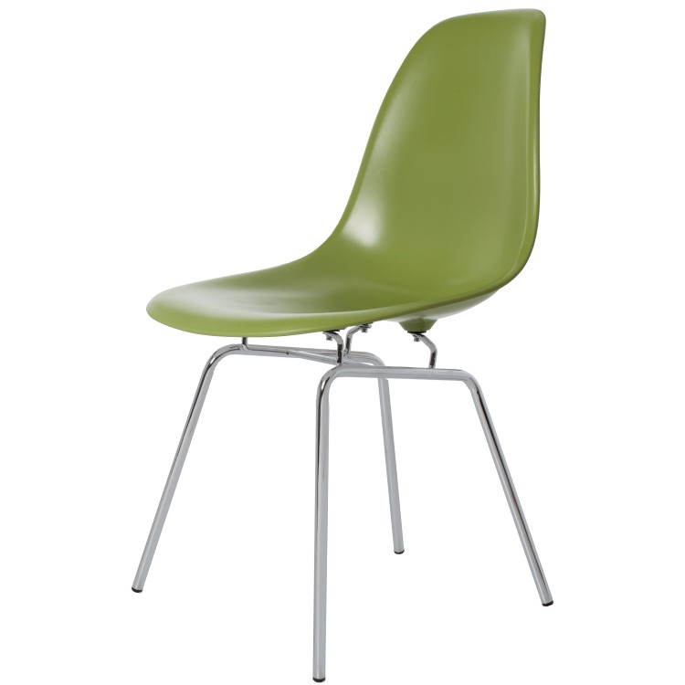 Charles Eames style, Chaise de salle à manger DSX ABS vert