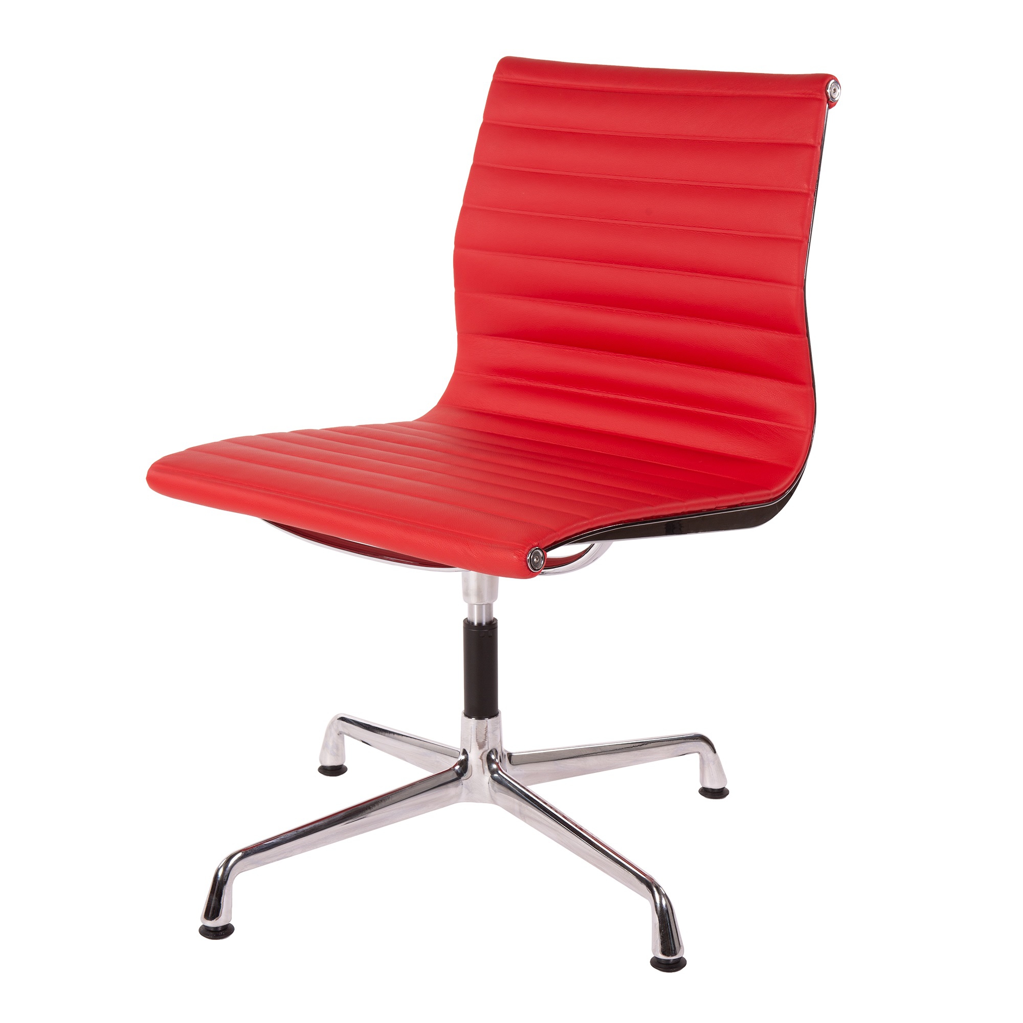 Charles Eames style, Président de la conférence EA105 cuir rouge