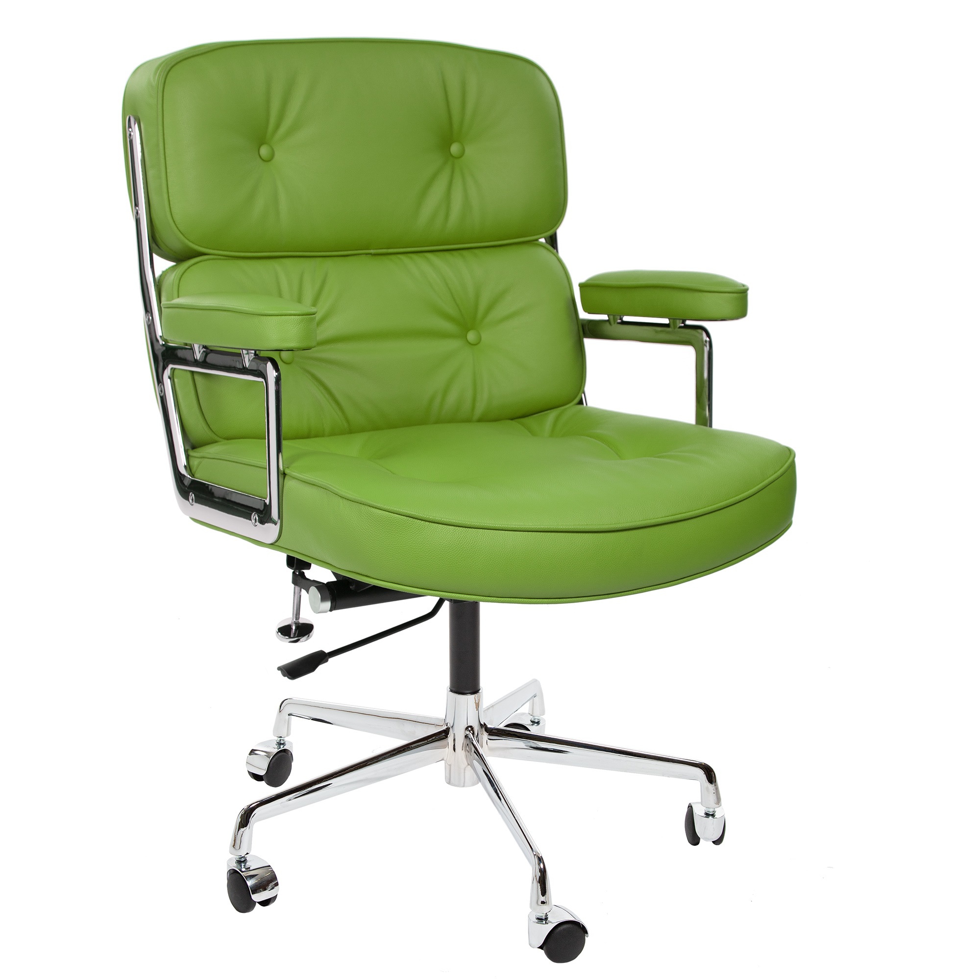 Charles Eames style, Chaise de bureau ES104 vert