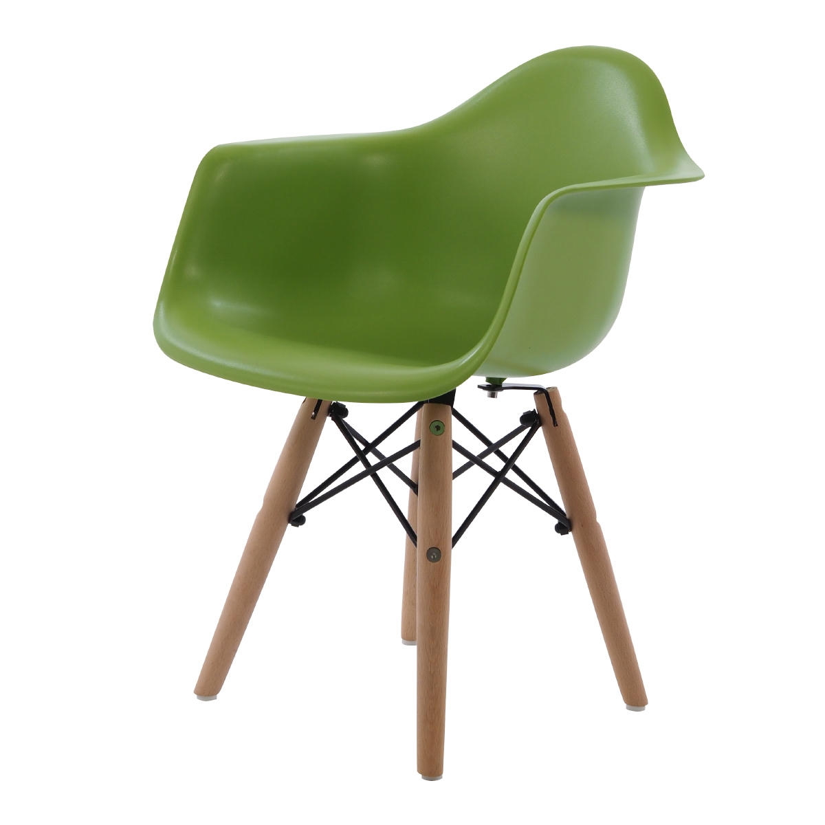 Charles Eames style, Chaise pour enfants DAW Enfants vert