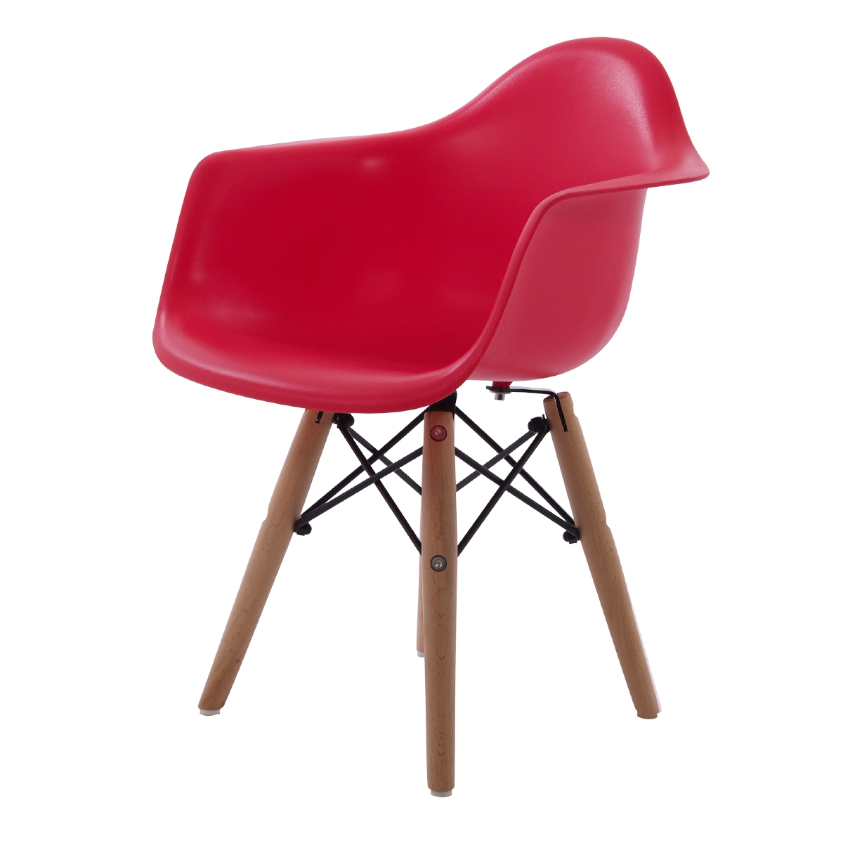 Charles Eames style, Chaise pour enfants DAW Enfants rouge