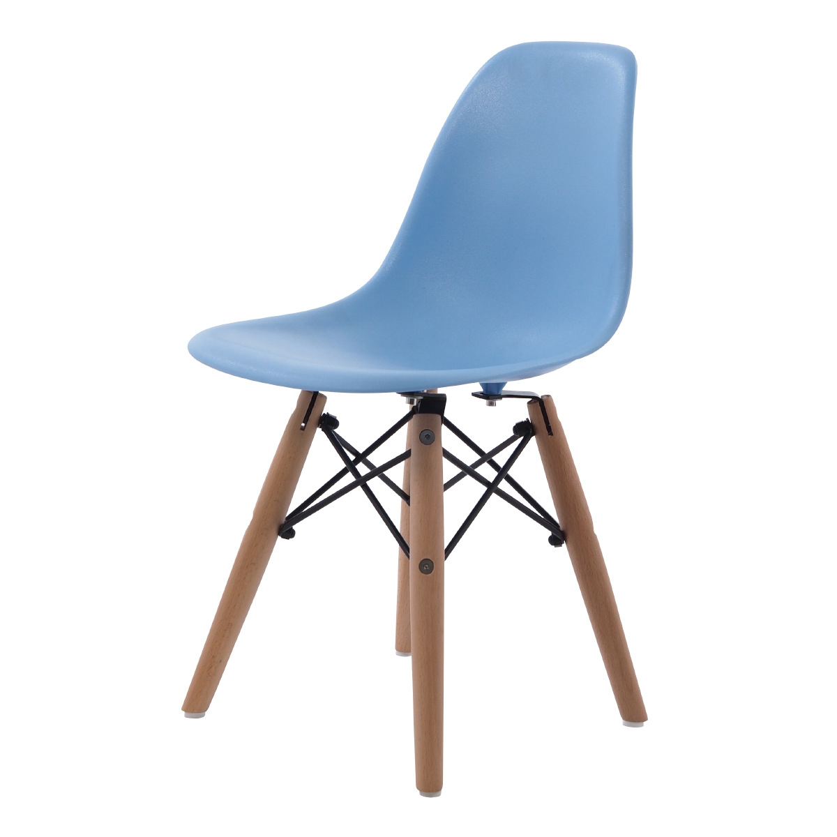 Charles Eames style, Chaise pour enfants DSW Enfants bleu clair