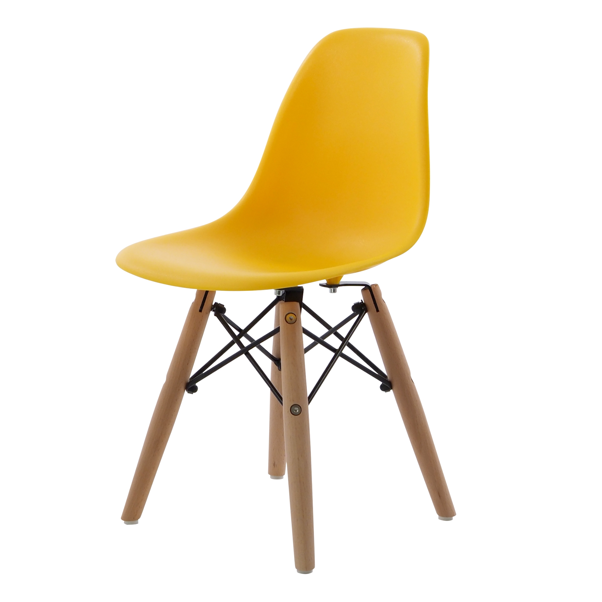 Charles Eames style, Chaise pour enfants DSW Enfants jaune