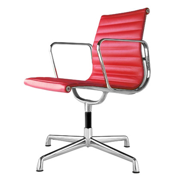 Charles Eames style, Président de la conférence EA108 cuir rouge