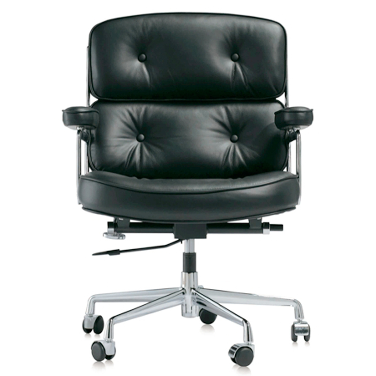 Charles Eames style, Chaise de bureau ES104 noir