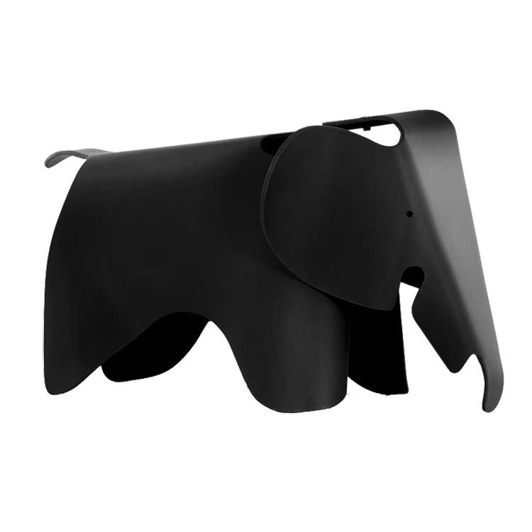 Charles Eames style, Chaise éléphant Elephant Enfants noir