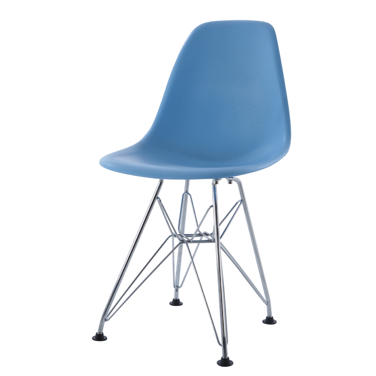 Charles Eames style, Chaise pour enfants DSR Enfants bleu clair