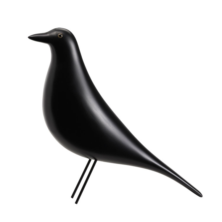 Charles Eames style, Décoration Oiseau domestique noir