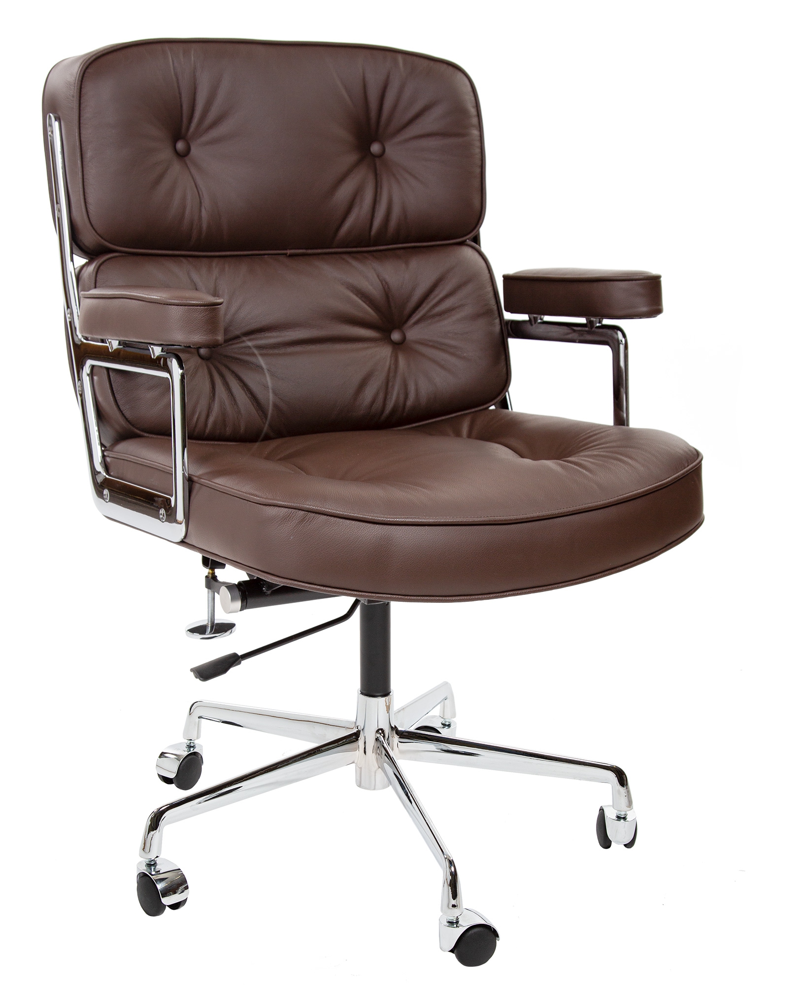 Charles Eames style, Chaise de bureau ES104 brun