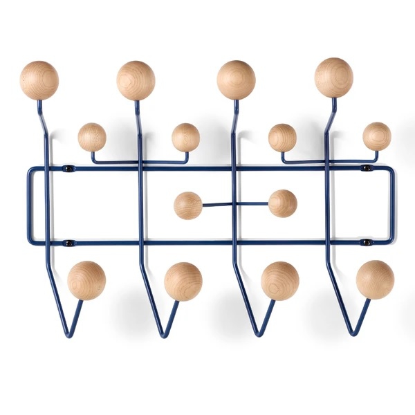 Charles Eames style, Cintre Accrocher tout Naturel avec frame noir